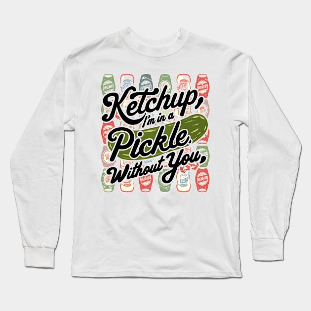 Ketchup Long Sleeve T-Shirt by NomiCrafts